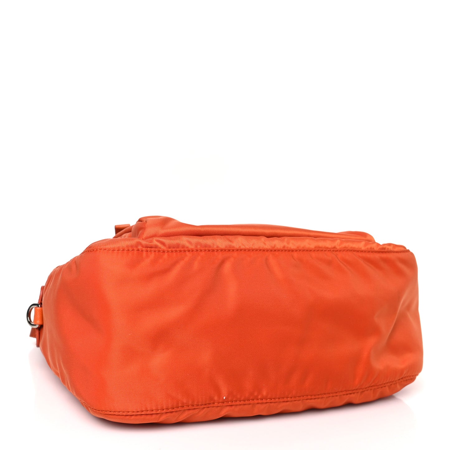 Tessuto Nylon Saffiano Messenger Bag Papaya