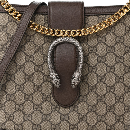 Gucci GG Supreme Monogram Medium Dionysus Bucket Bag Beige New Acero 8 of 10