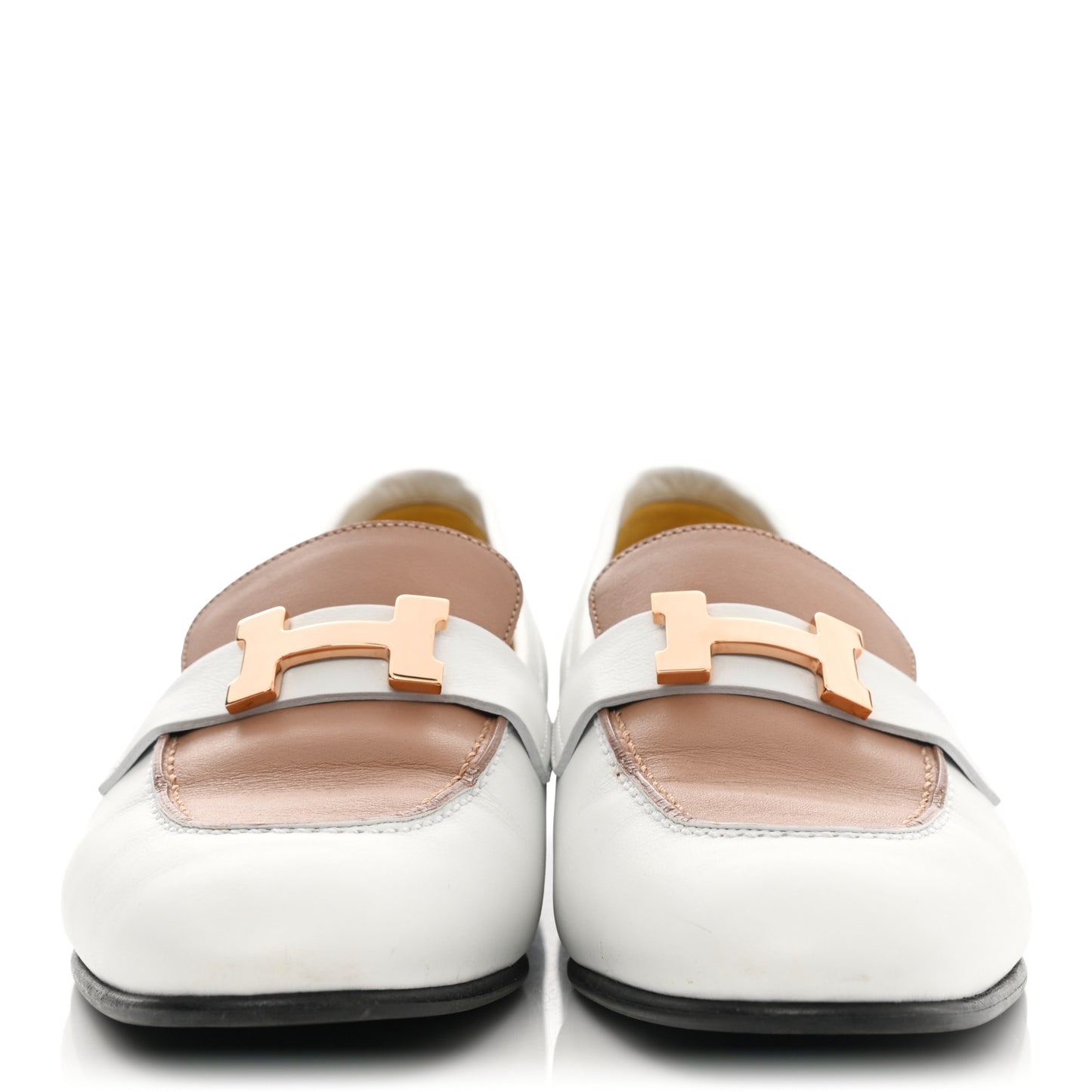 Calfskin Womens Paris Loafers 36 White Bois De Santal