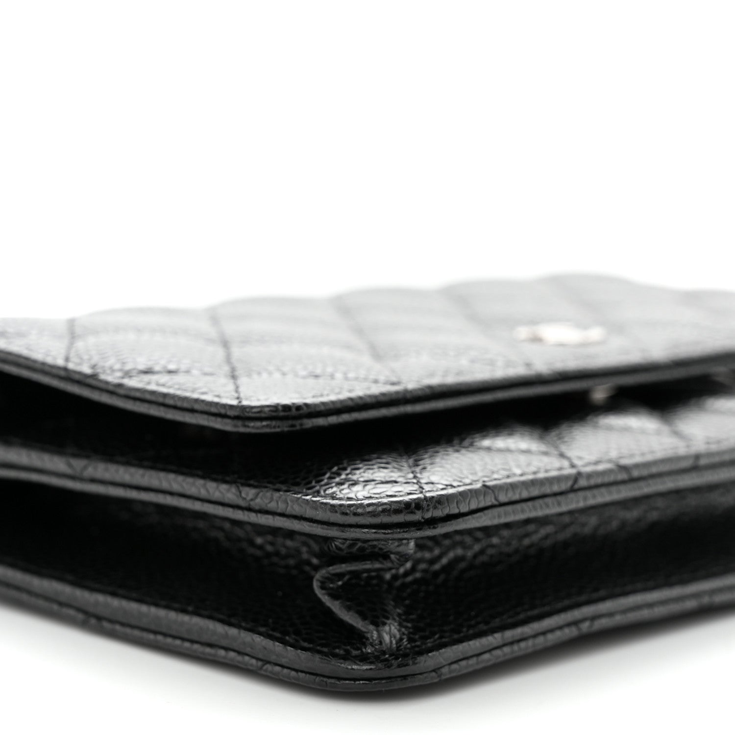 Chanel Caviar Quilted Wallet on Chain WOC Black 9 of 11
