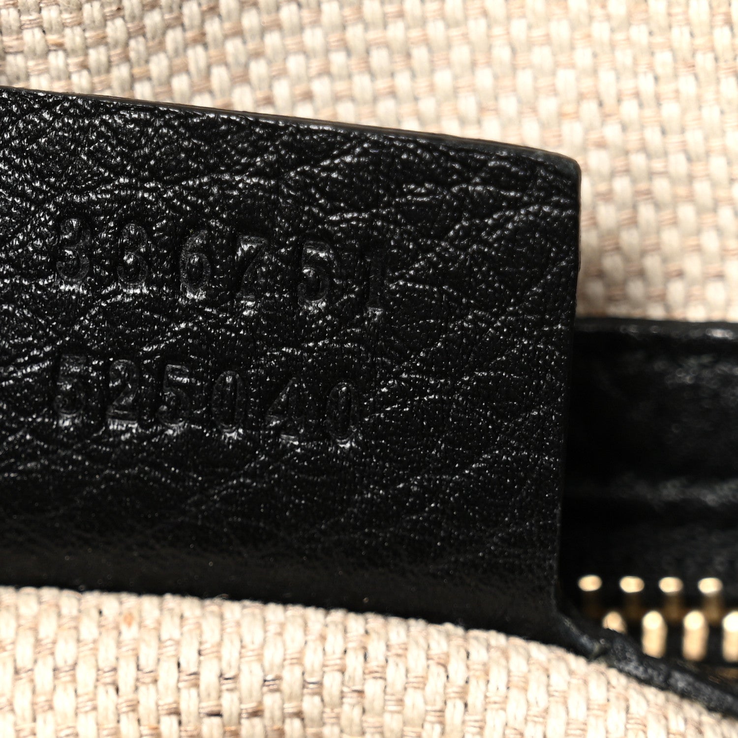 Gucci Pebbled Calfskin Small Soho Shoulder Bag Black 7 of 11