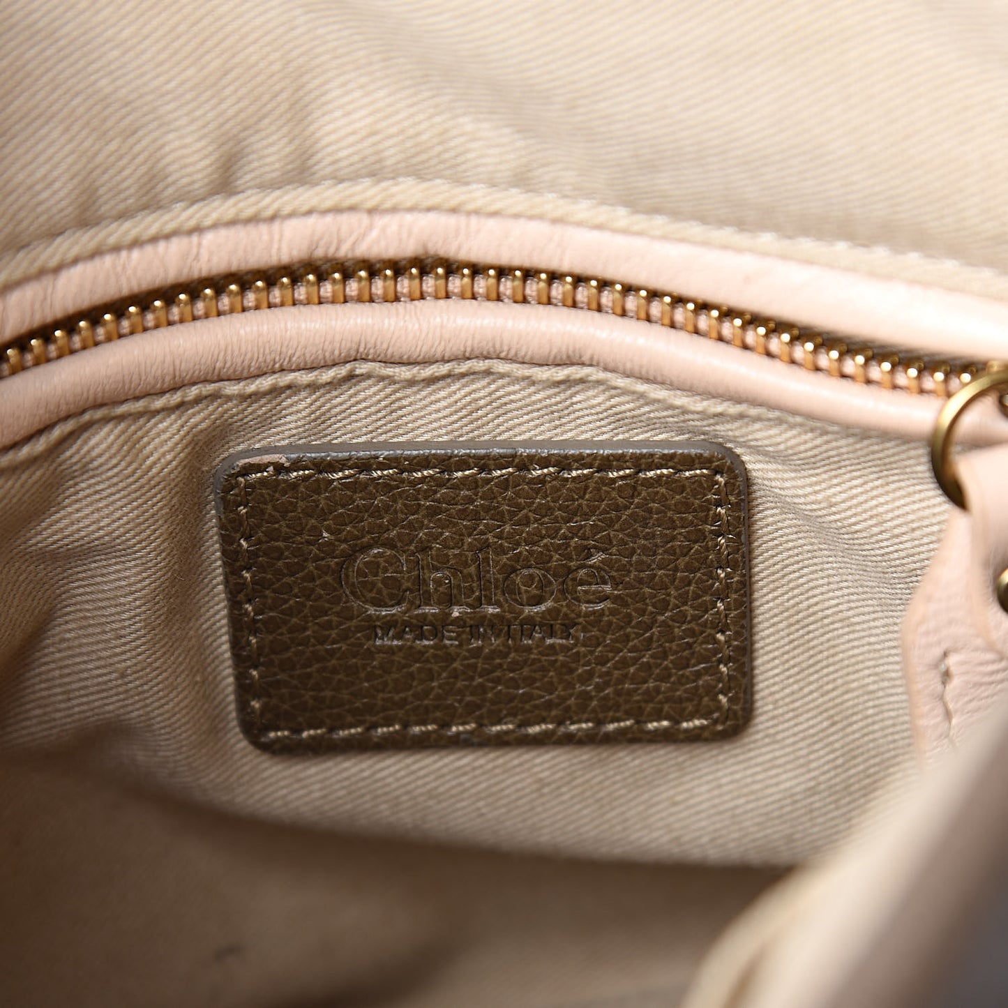 Calfskin Small Paraty Barbour Khaki