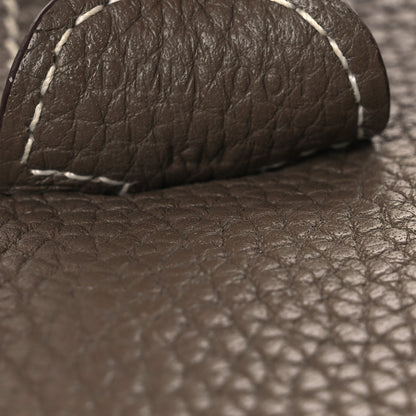 Hermes Taurillon Clemence Evelyne III PM Etoupe 7 of 12