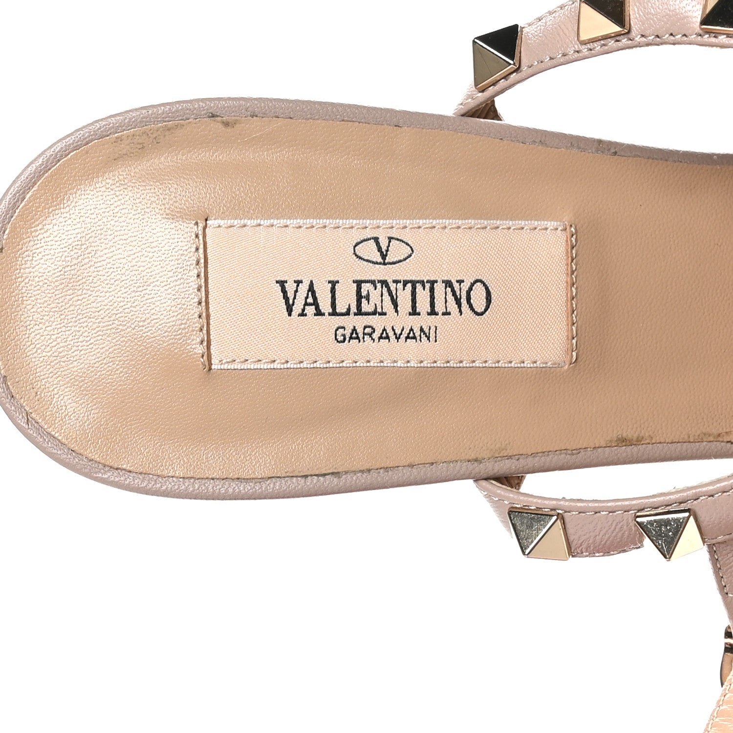 Valentino Garavani Calfskin Nappa Rockstud Ankle Strap 65mm Pumps 39 Indaco Poudre 7 of 11