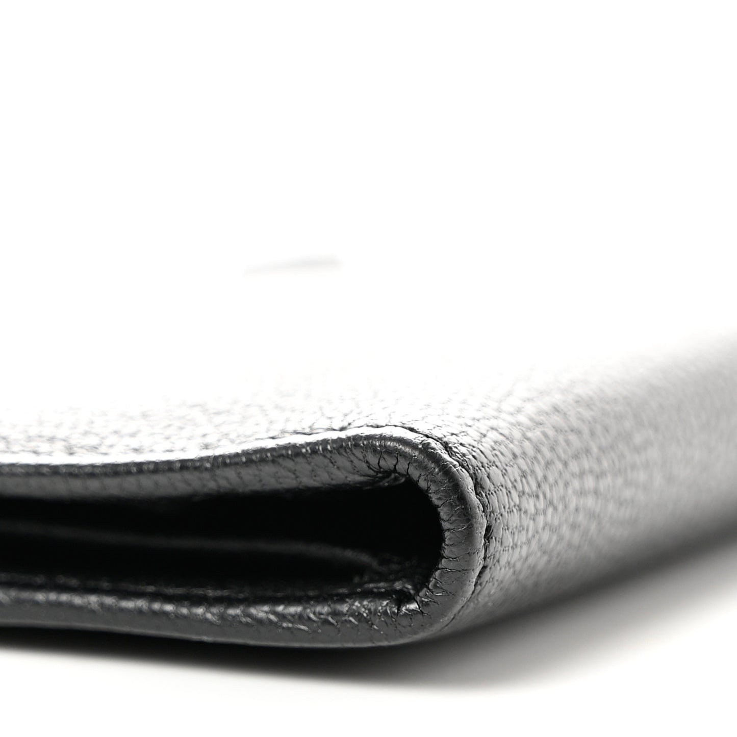 Goatskin Card Case Black