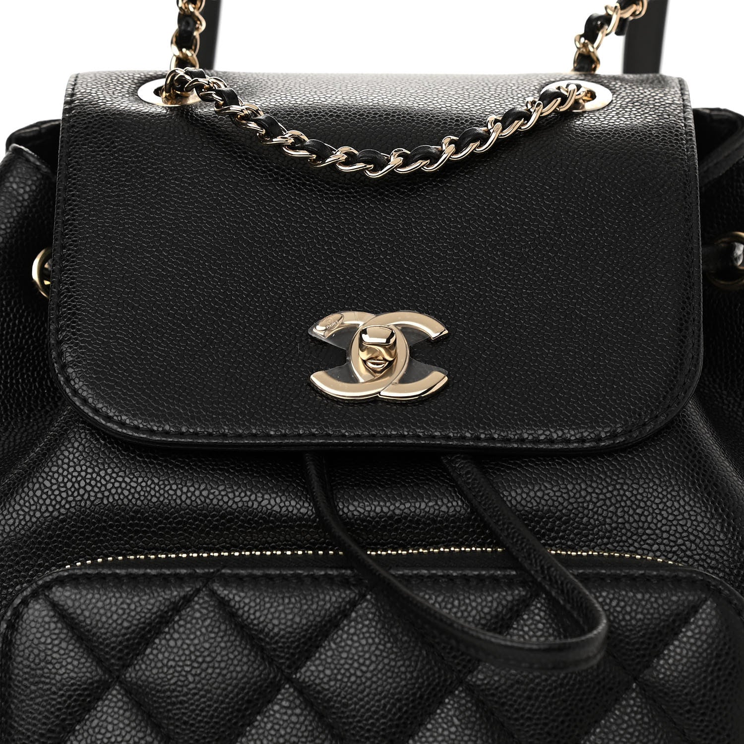 Chanel Caviar Quilted Business Affinity Backpack Black 8 of 10