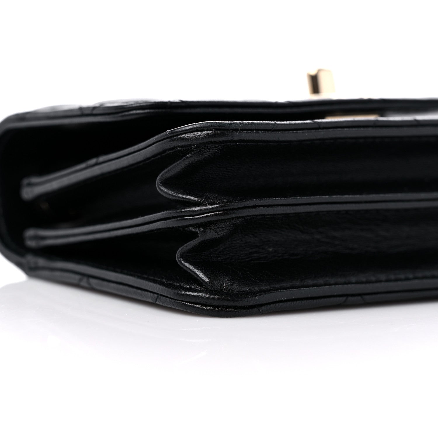 Chanel Lambskin Quilted Mini Trendy CC Wallet On Chain WOC Black 7 of 11