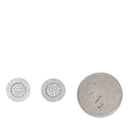 Bulgari 18K White Gold Diamond BVLGARI BVLGARI Stud Earrings 2 of 5