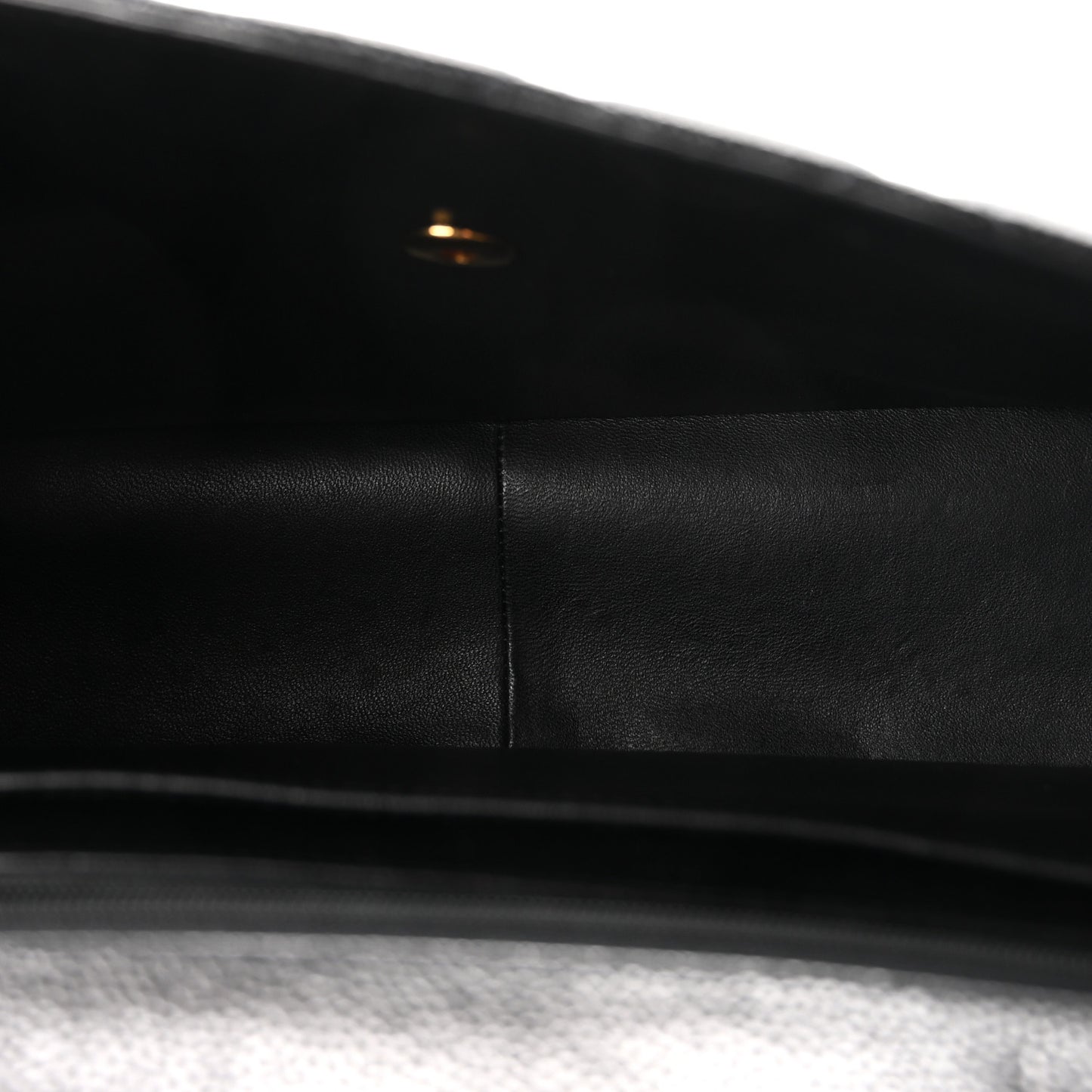 Caviar Jumbo Single Flap Black