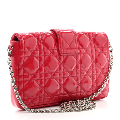 Christian Dior Patent Cannage Miss Dior Promenade Pouch Fuchsia 3 of 11