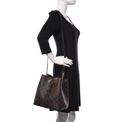 Louis Vuitton Monogram Neonoe MM Black 2 of 10