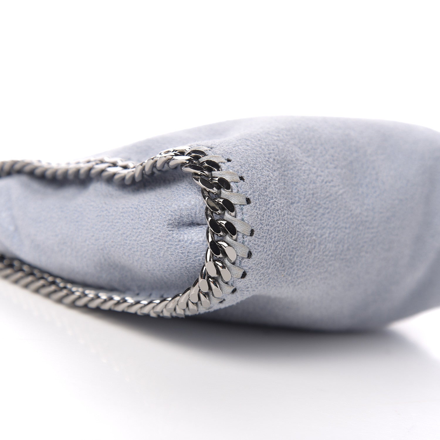 Stella McCartney Shaggy Deer Tiny Falabella Tote Duck Blue 6 of 7