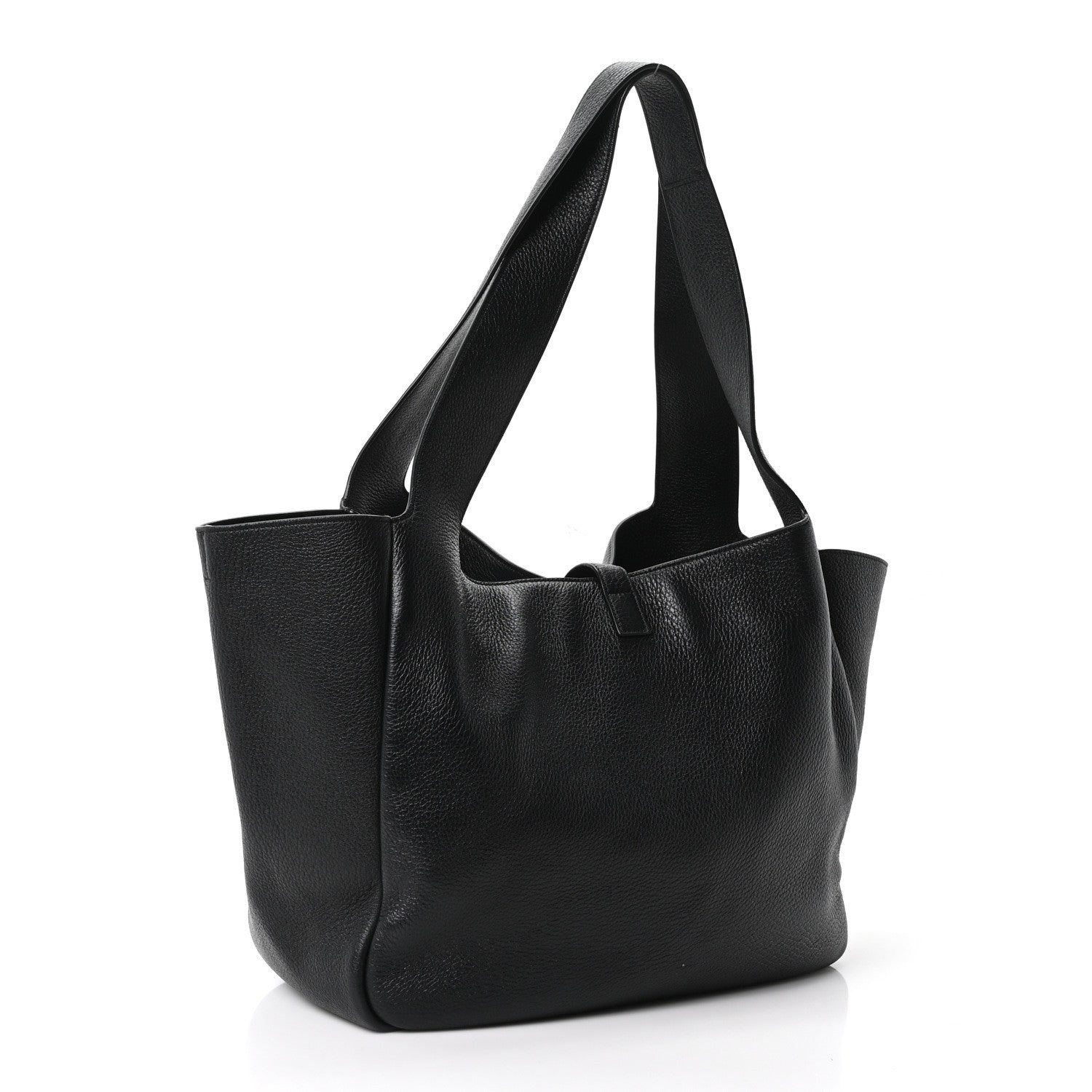 Saint Laurent Grained Deerskin Bea Tote Black 3 of 10