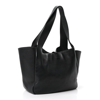 Saint Laurent Grained Deerskin Bea Tote Black 3 of 10