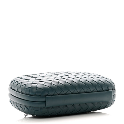 Bottega Veneta Nappa Intrecciato Chain Knot Clutch Mallard 4 of 9