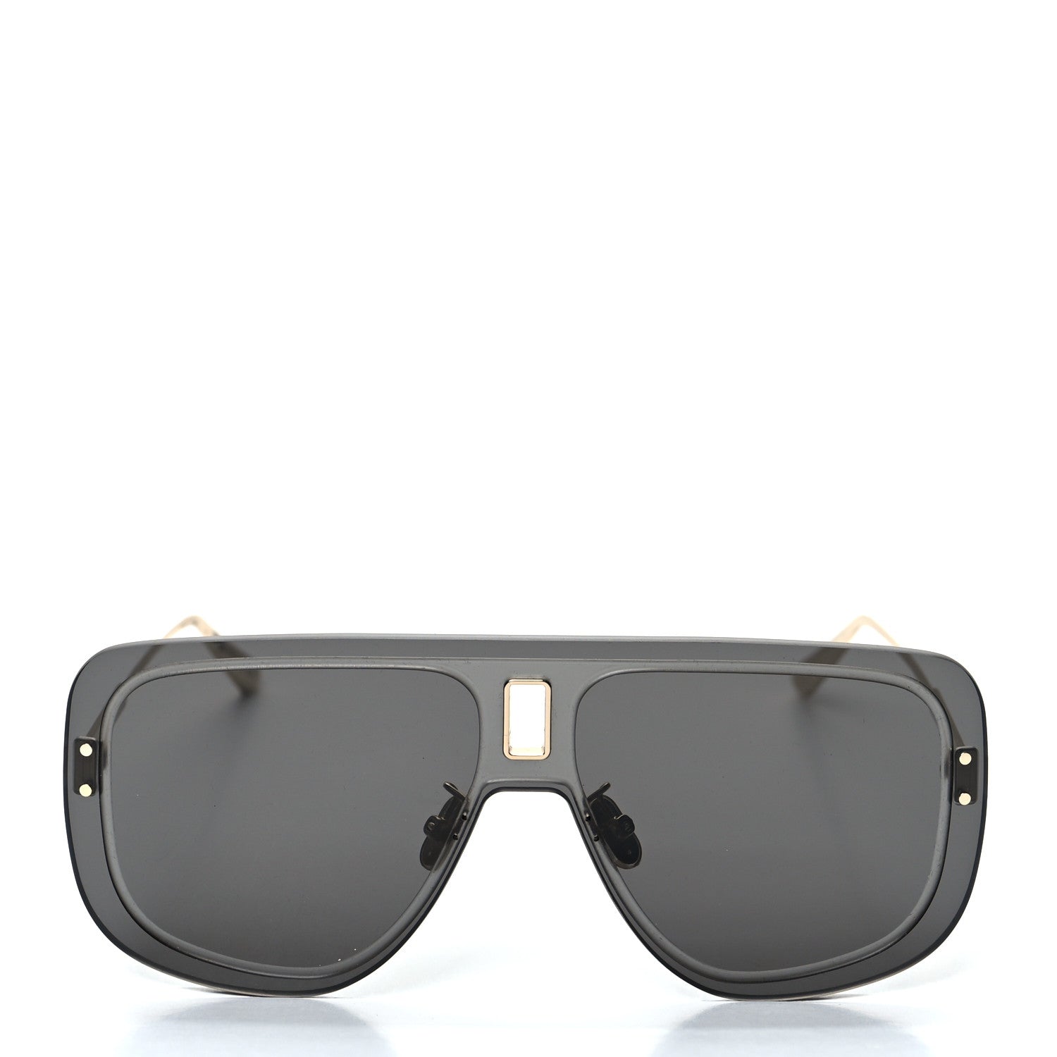 Christian Dior UltraDior Mask Sunglasses Gold Grey 2 of 7
