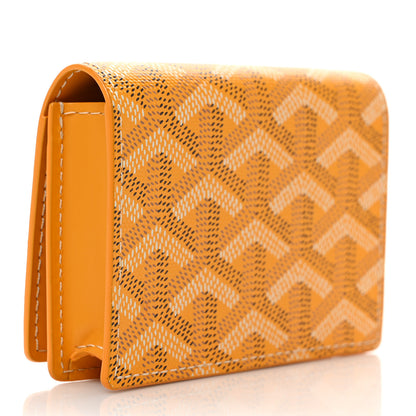 Goyard Goyardine Business Card Holder Yellow 3 of 7