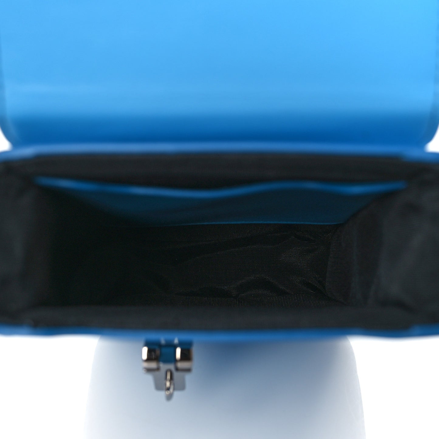Smooth Calfskin Vertical Pouch Blue