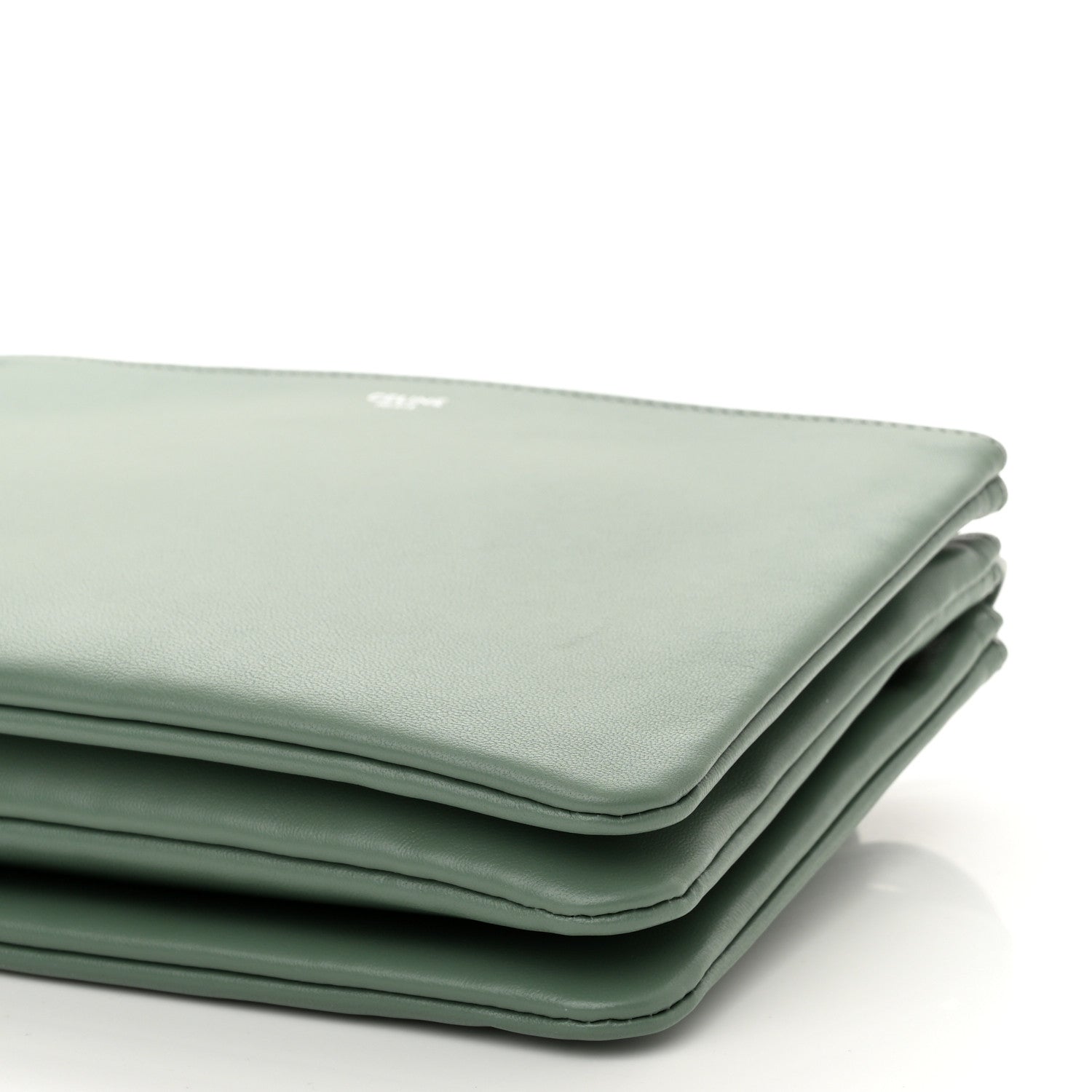 Celine Lambskin Small Trio Crossbody Bag Celadon 11 of 11
