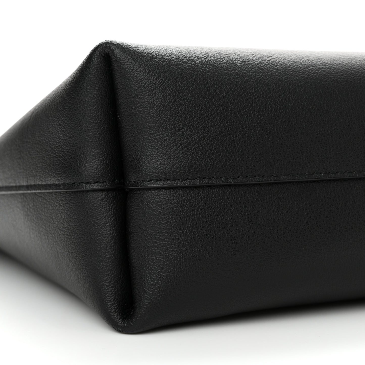 Calfskin North-South Shopping Tote Black
