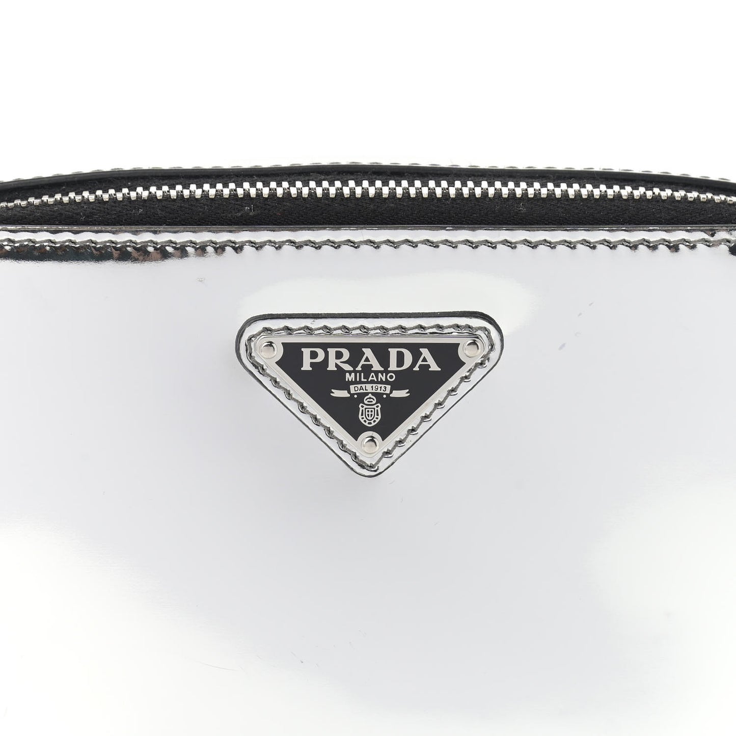 Spazzolato Small Brique Crossbody Bag Argento