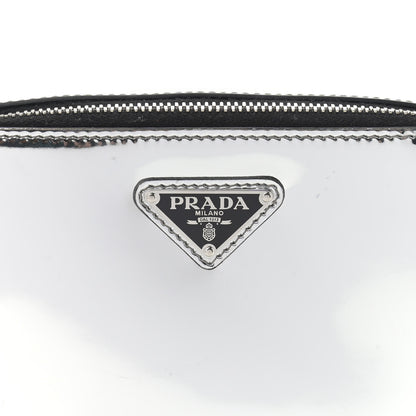 Prada Spazzolato Small Brique Crossbody Bag Argento 8 of 12