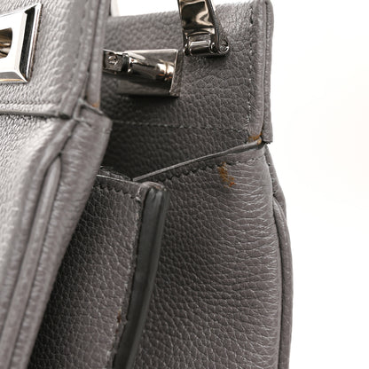 Gucci Grainy Calfskin Medium Zumi Top Handle Bag Dusty Grey 11 of 11