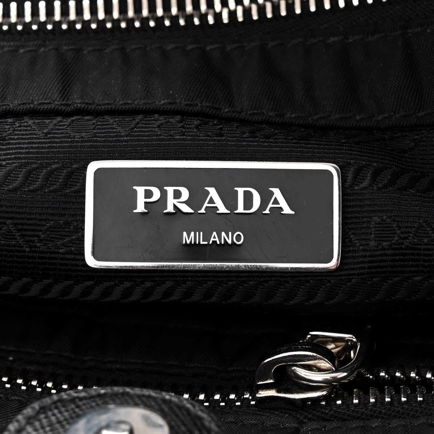 Prada Nylon Tessuto Impuntu Quilted Tote Black 6 of 12