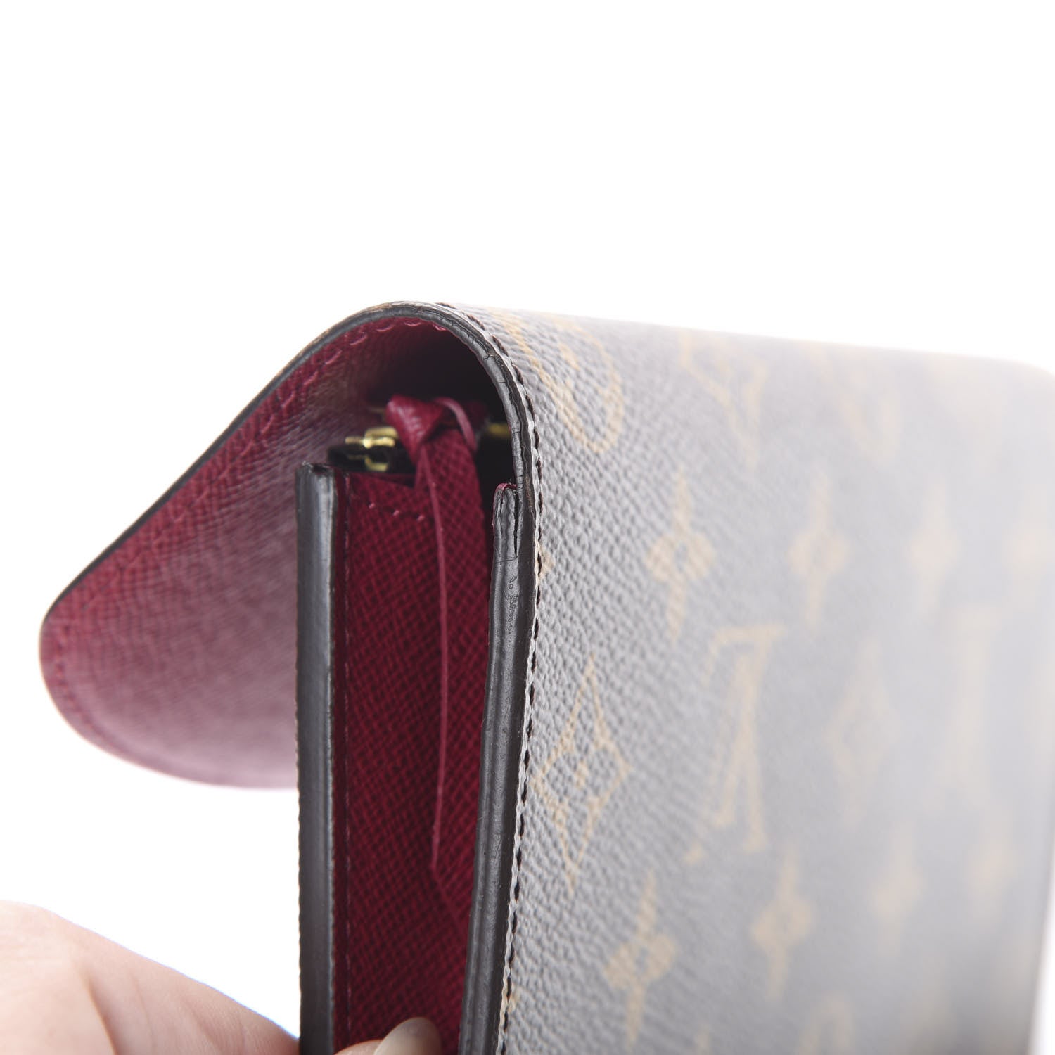 Louis Vuitton Monogram Emilie Wallet Fuchsia 8 of 10