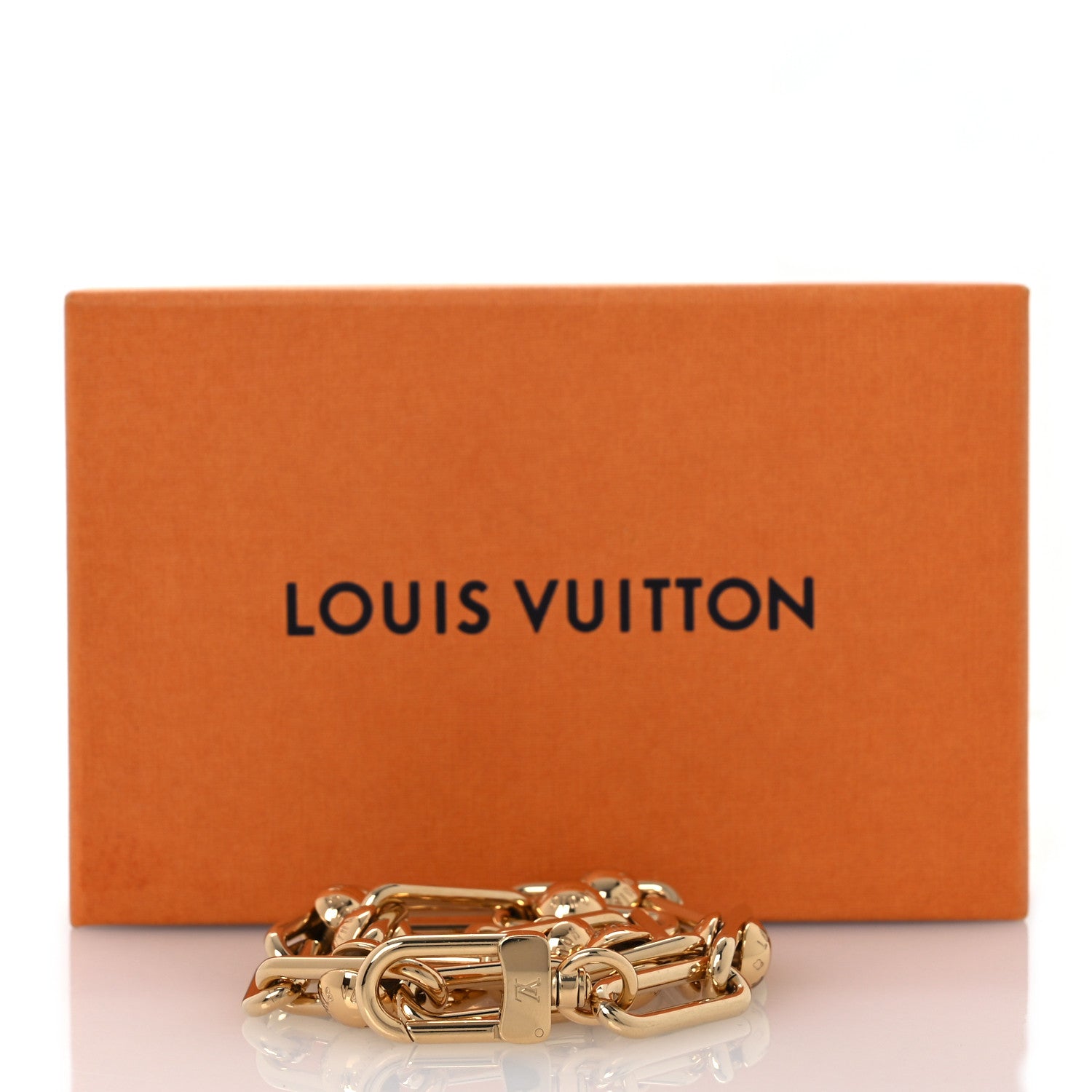 Louis Vuitton LV X TM Metal Pochette Accessories Chain Strap Gold 4 of 4