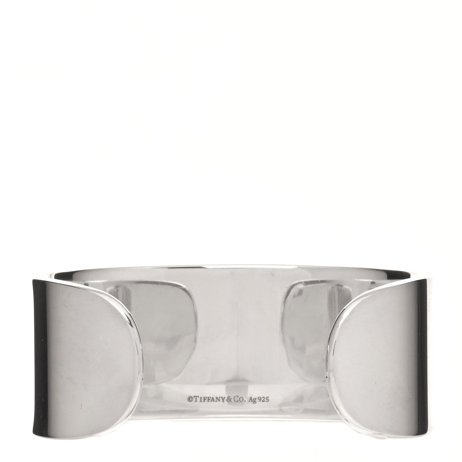 Tiffany Sterling Silver Wide Return To Tiffany Cuff Bracelet 2 of 3