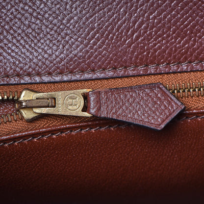 Hermes Courchevel Retourne Kelly 32 Chocolate 19 of 37