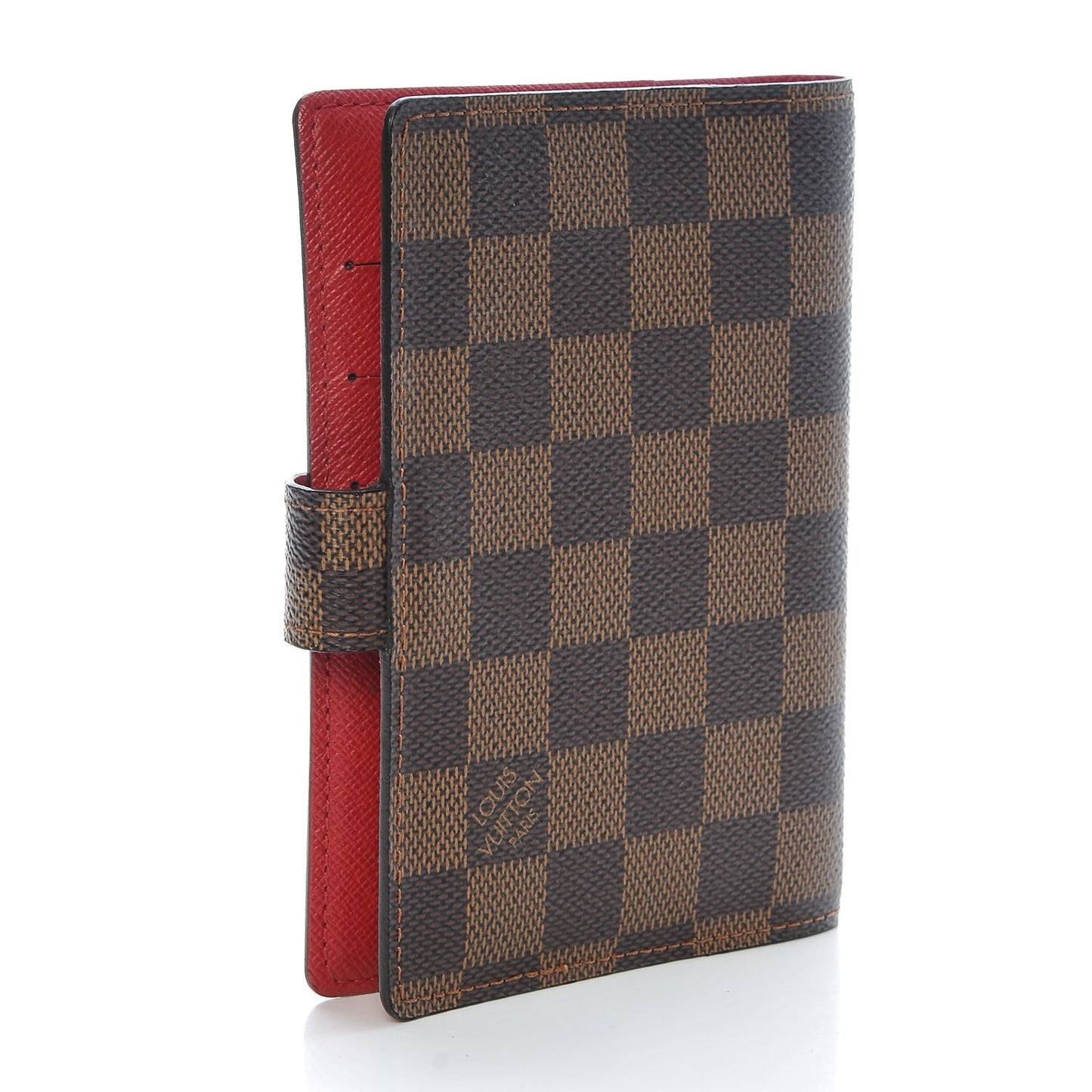 Damier Ebene Koala Small Ring Agenda Cover Red