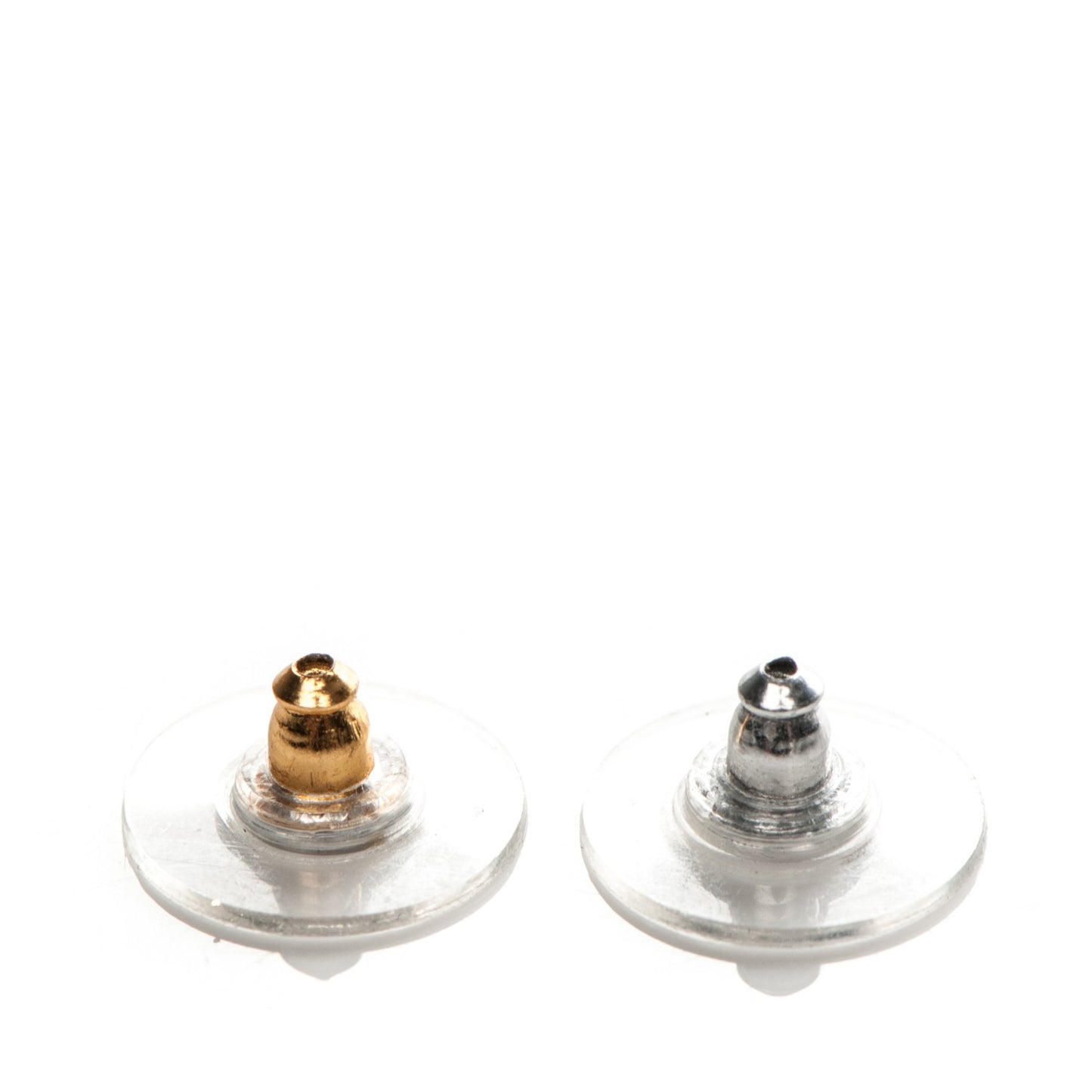 Crystal CC Earrings Silver Black