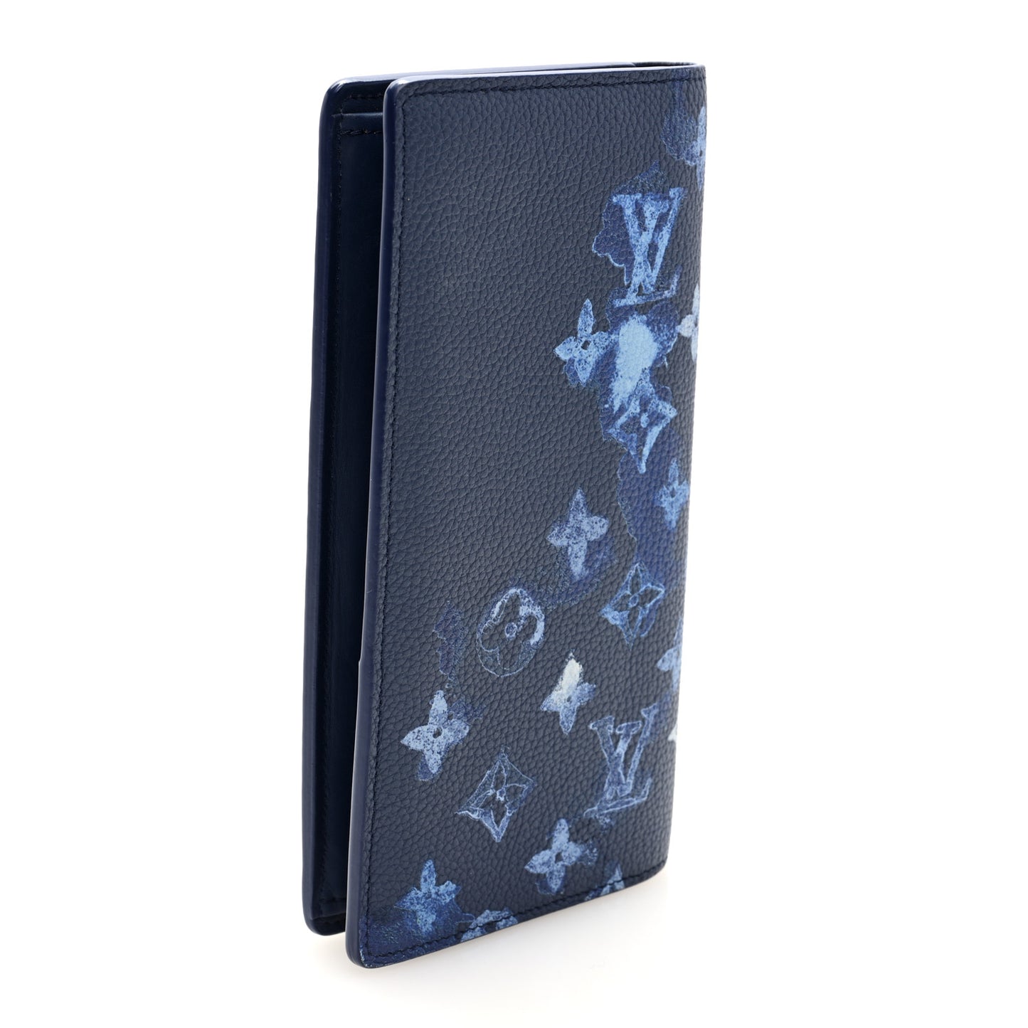 Monogram Ink Watercolor Brazza Wallet