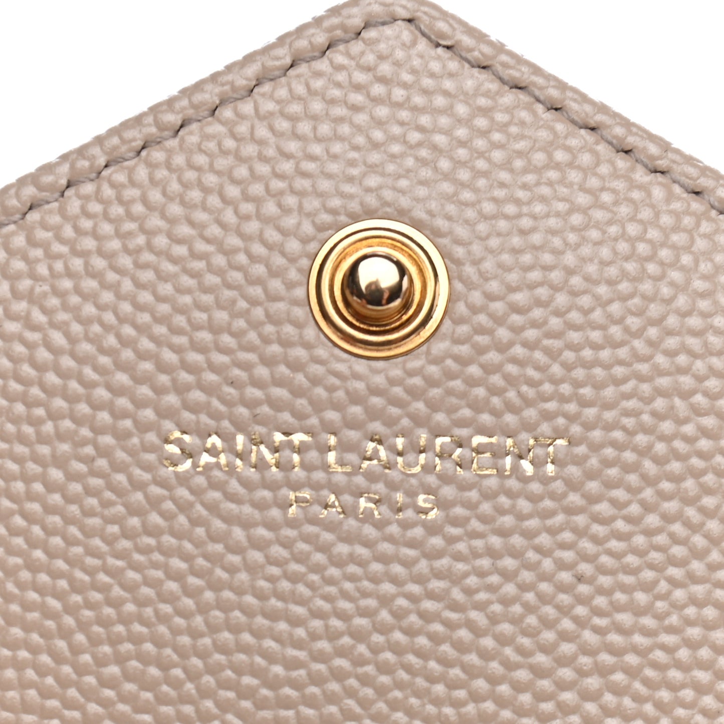 Grain De Poudre Matelasse Chevron Monogram Chain Wallet Nude Powder