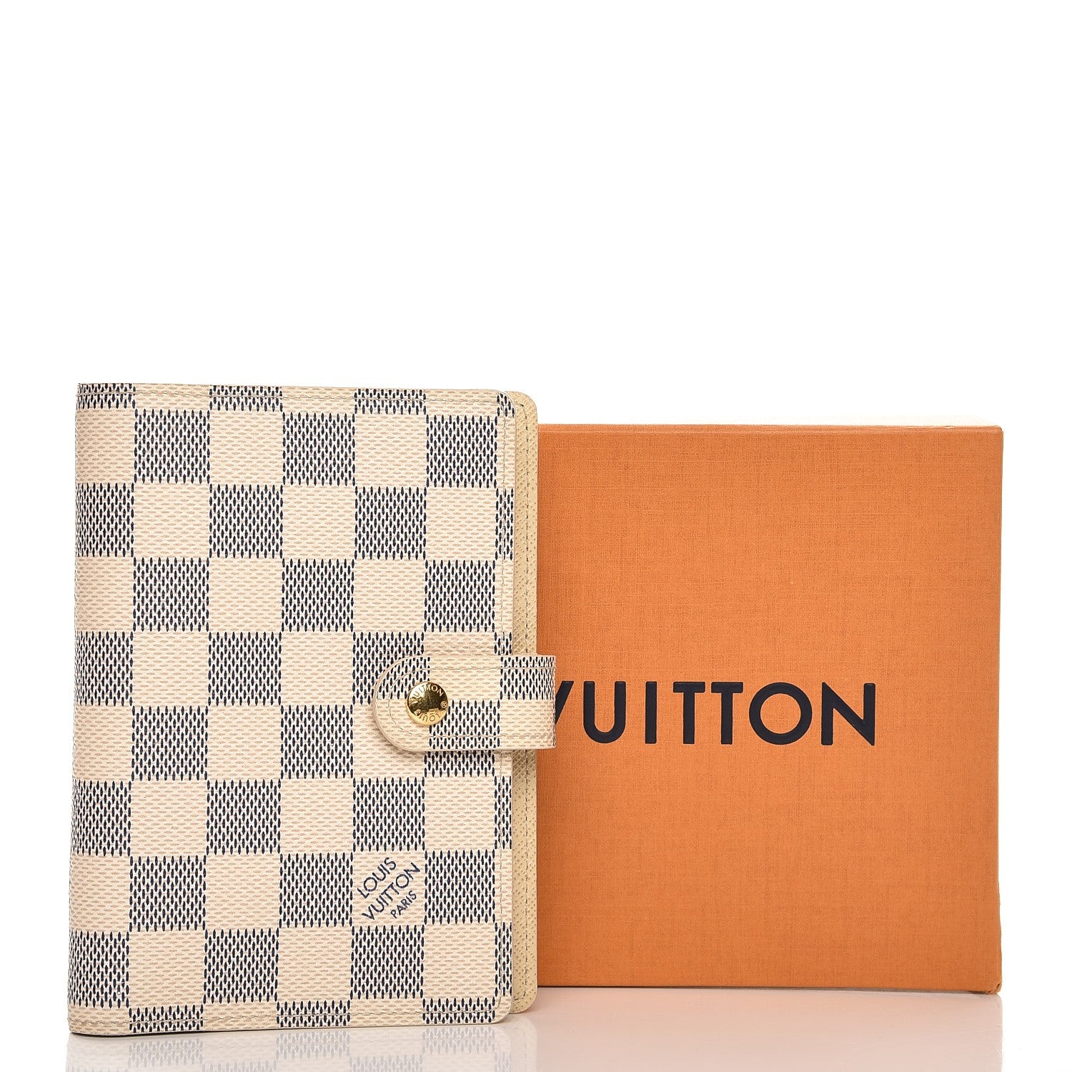 Louis Vuitton Damier Azur Small Ring Agenda Cover 7 of 7