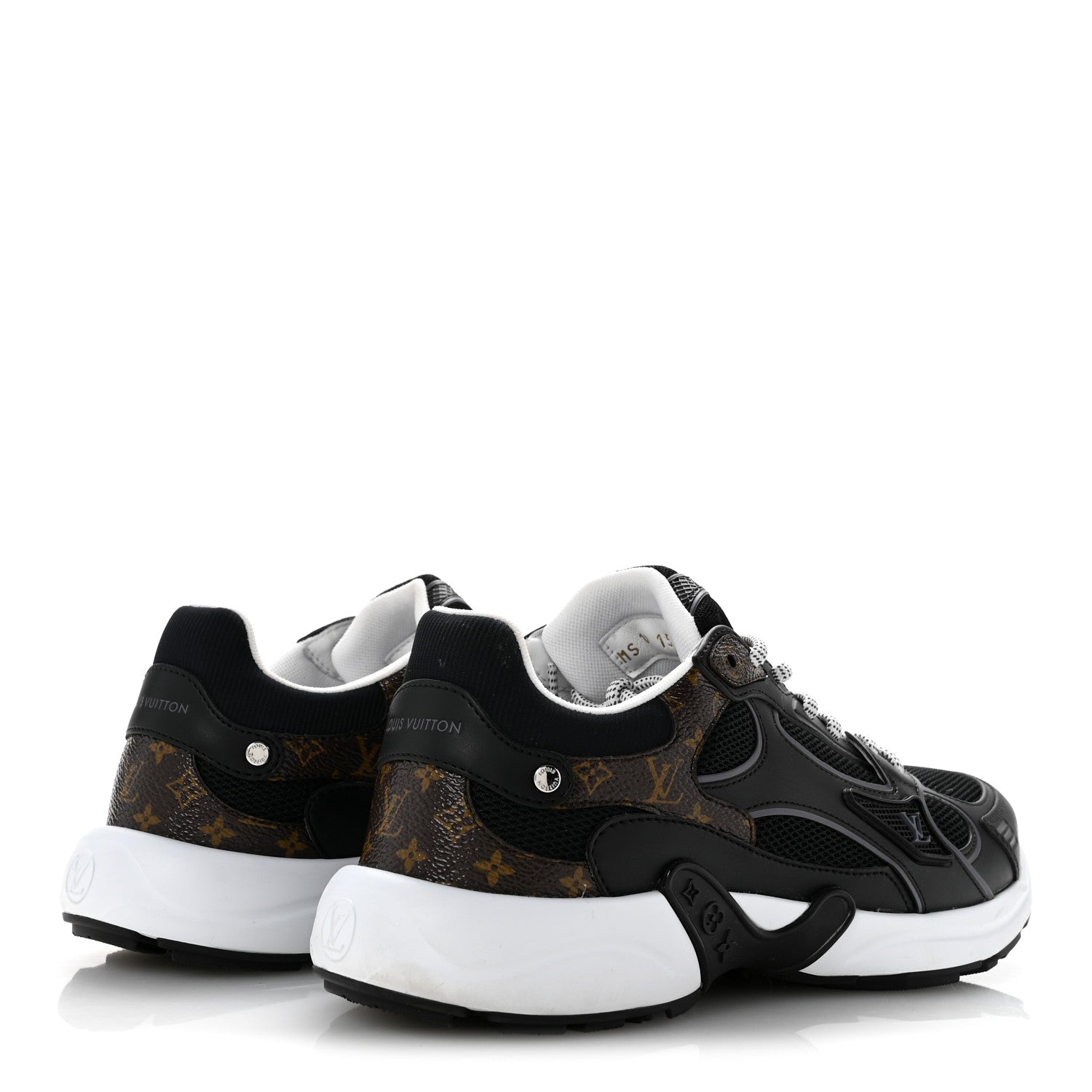 Louis Vuitton Mesh Monogram LV Olympia Sneakers 37 Black 5 of 13