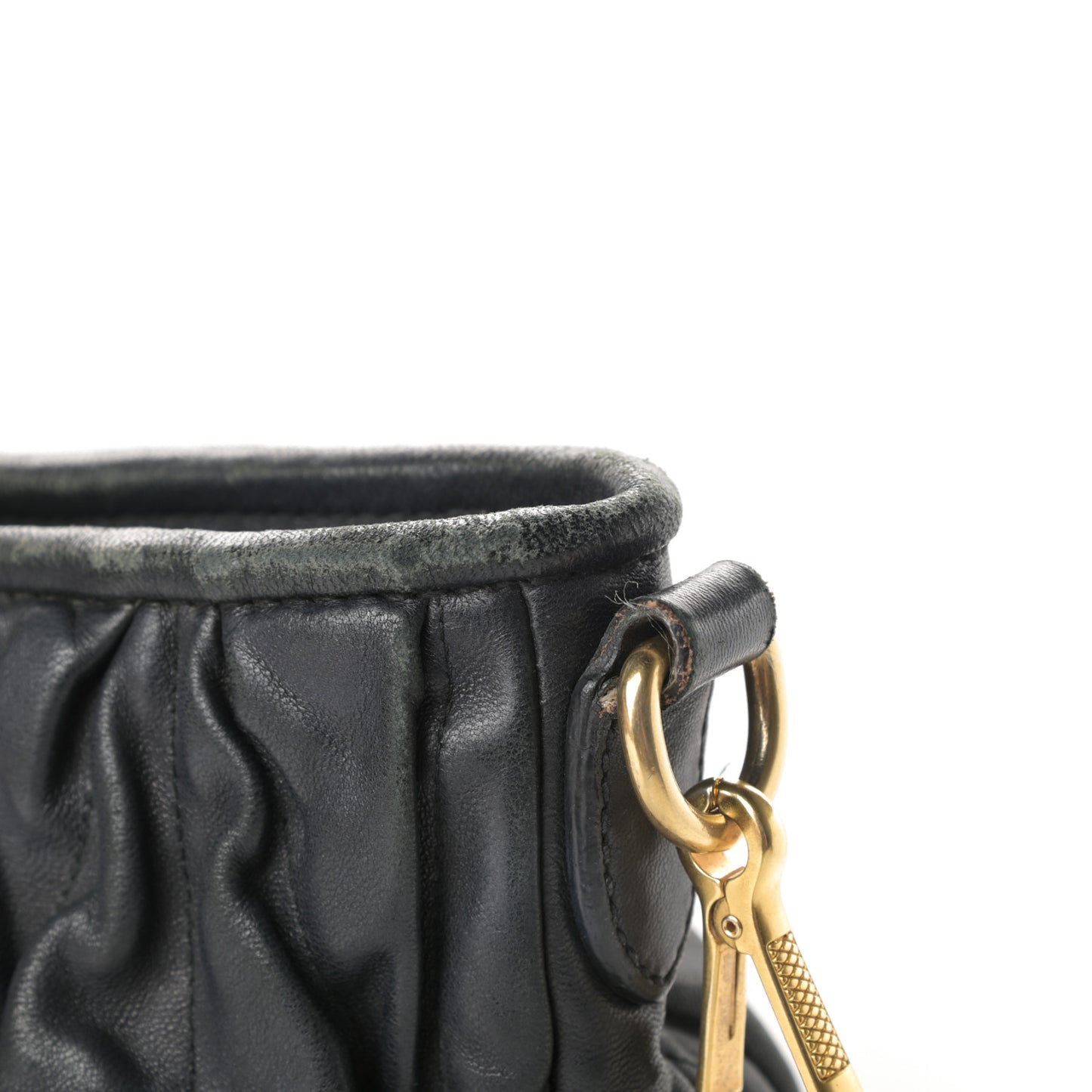 Nappa Matelasse Tote Black