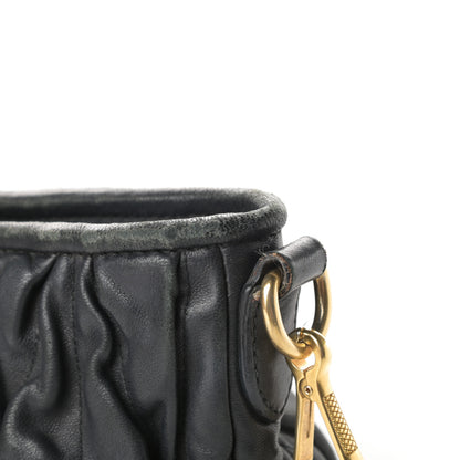 Miu Miu Nappa Matelasse Tote Black 21 of 23