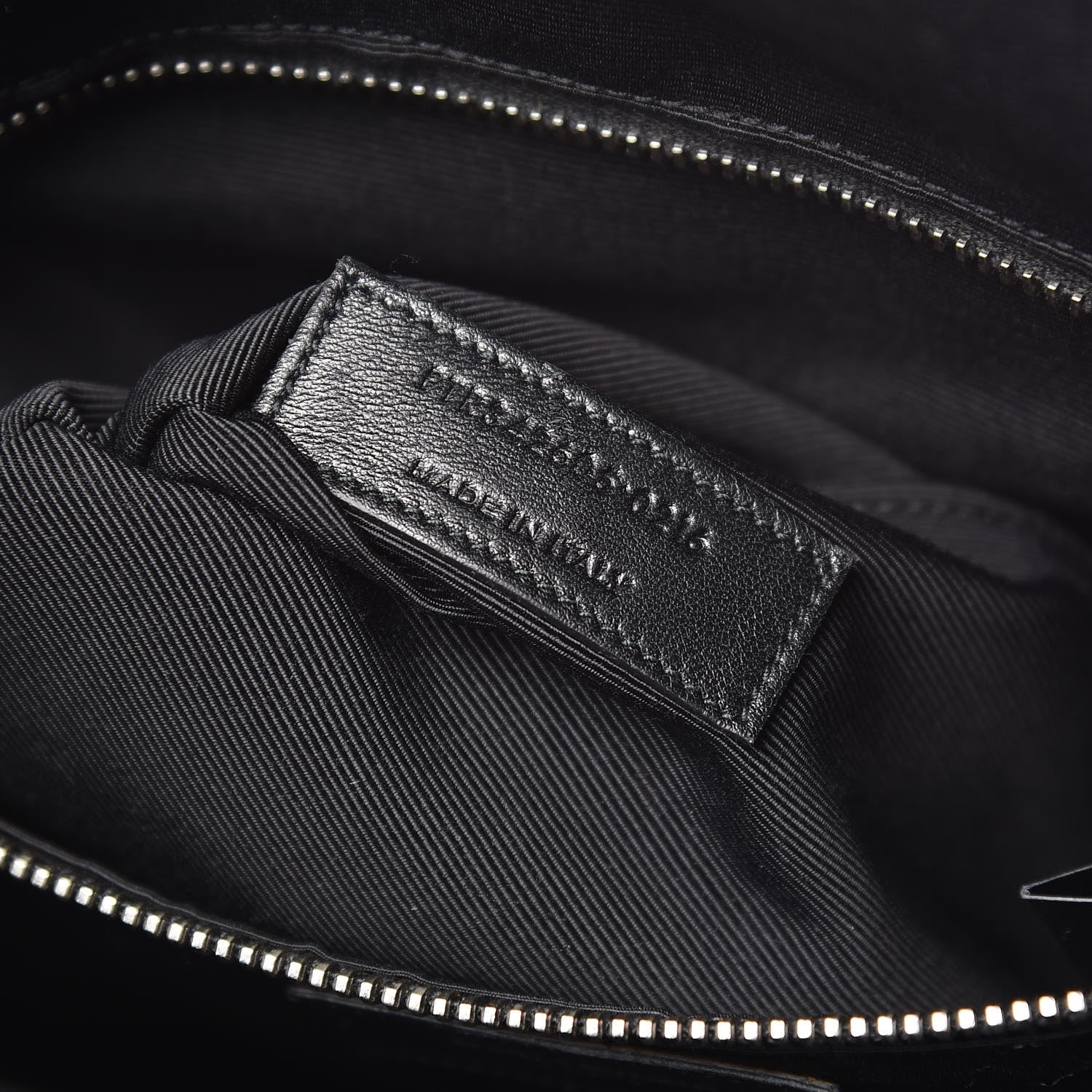 Saint Laurent Grain de Poudre Medium Museum Briefcase Deep Marine 9 of 9