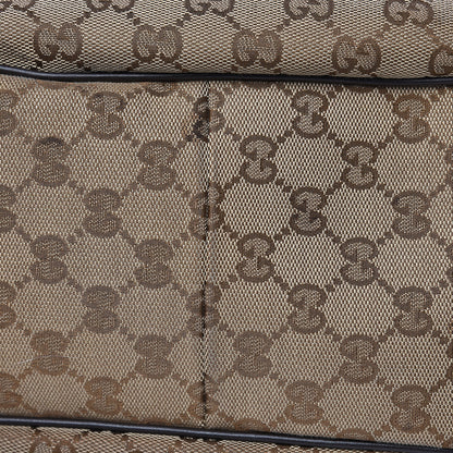 Gucci Monogram Margaux Calfskin Medium Emily Hobo Beige Ebony Cocoa 11 of 18