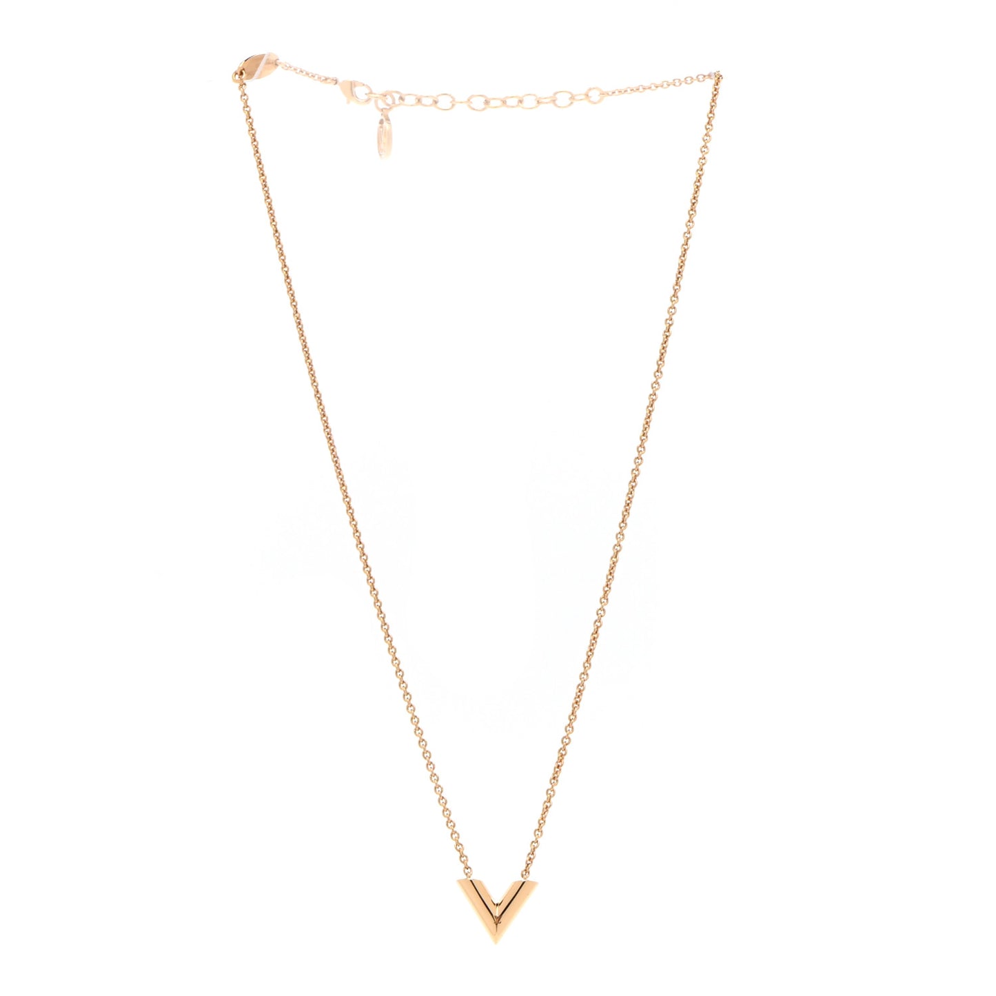 Essential V Necklace Gold