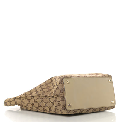 Gucci Monogram Large Eclipse Tote Beige White 4 of 15