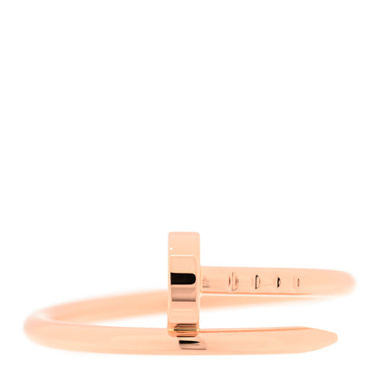 Cartier 18K Pink Gold Small Juste Un Clou Ring 53 6.25 1 of 4