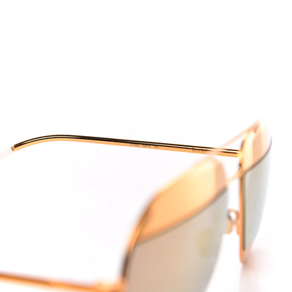 Christian Dior Split 1 Aviator Sunglasses Gold 5 of 8