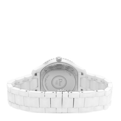 Christian Dior Stainless Steel Ceramic 33mm Dior VIII Quartz Watch White 3 of 4