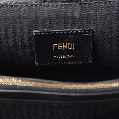 Fendi Vitello Elite Petite 2Jours Tote Black 6 of 14