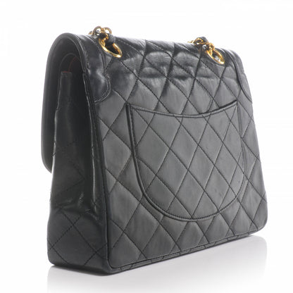 Chanel Lambskin Square Double Flap Bag Black 3 of 8