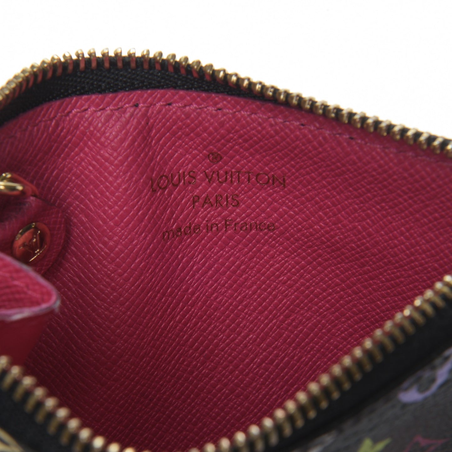Monogram Multicolor Key Pouch Black Grenade